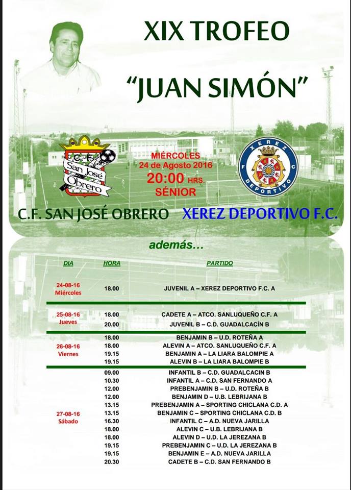 XIX Trofeo Juan Simón.